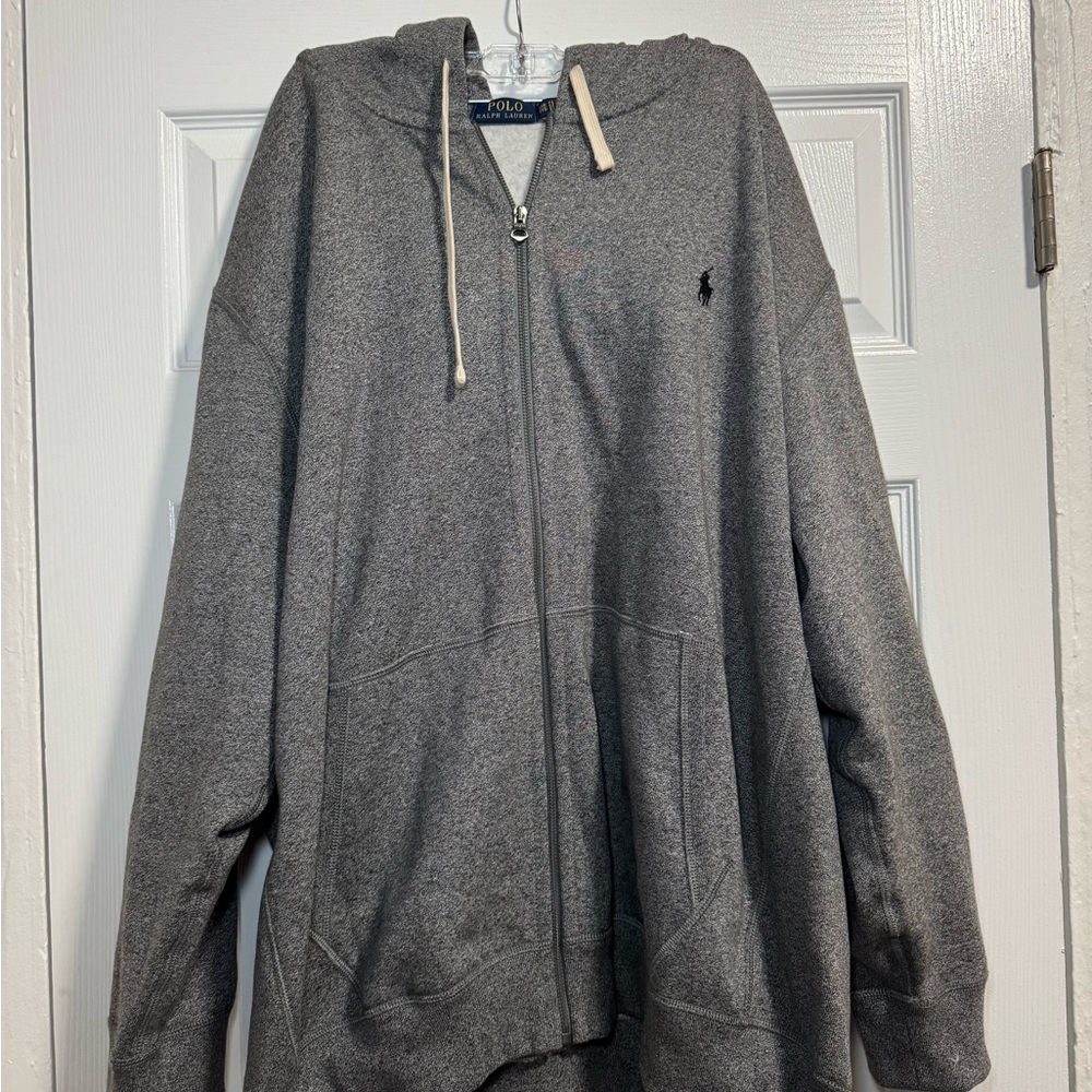 Ralph Lauren Men's Zip-Up Sweater in Gray